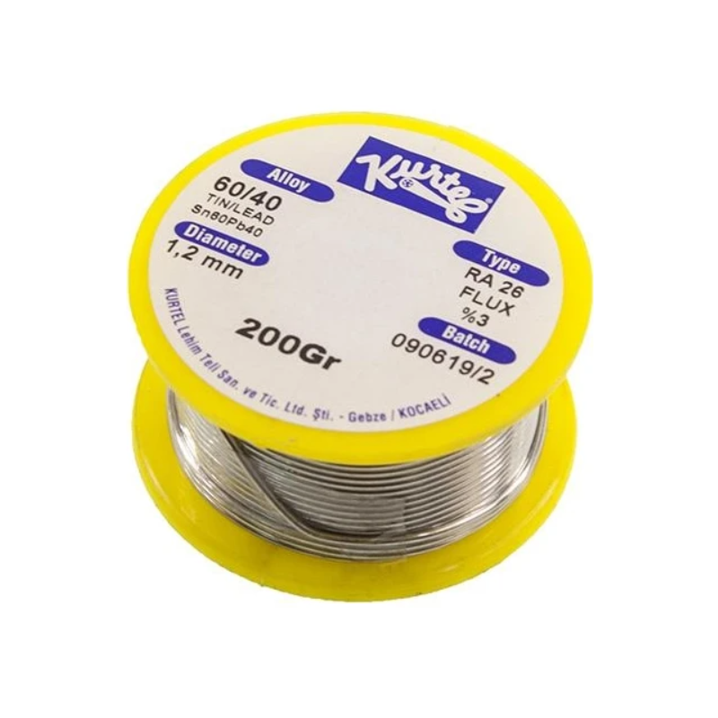 KURTEL LEHİM TELİ 60/40 200 GR. 1,20MM