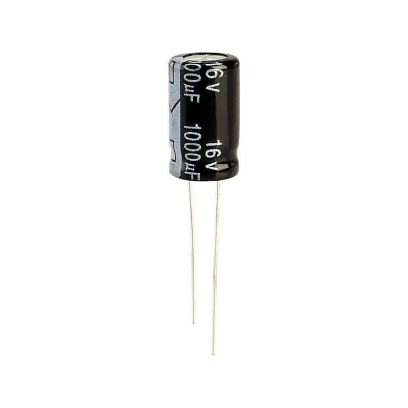1000 UF 16V ELEKTROLİTİK KONDANSATÖR ( 10 ADET )