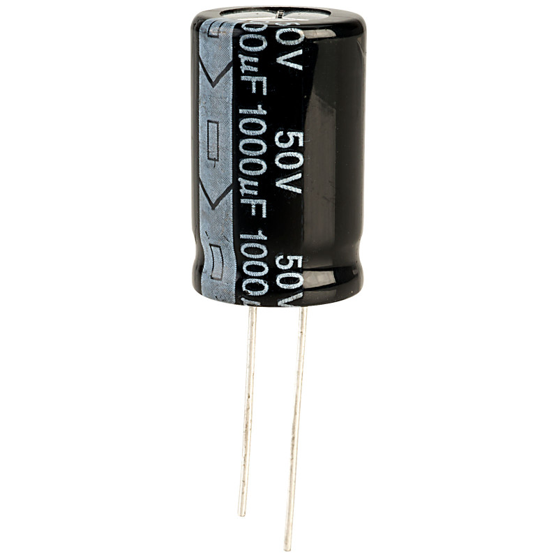 1000 UF 50V ELEKTROLİTİK KONDANSATÖR ( 5 ADET )