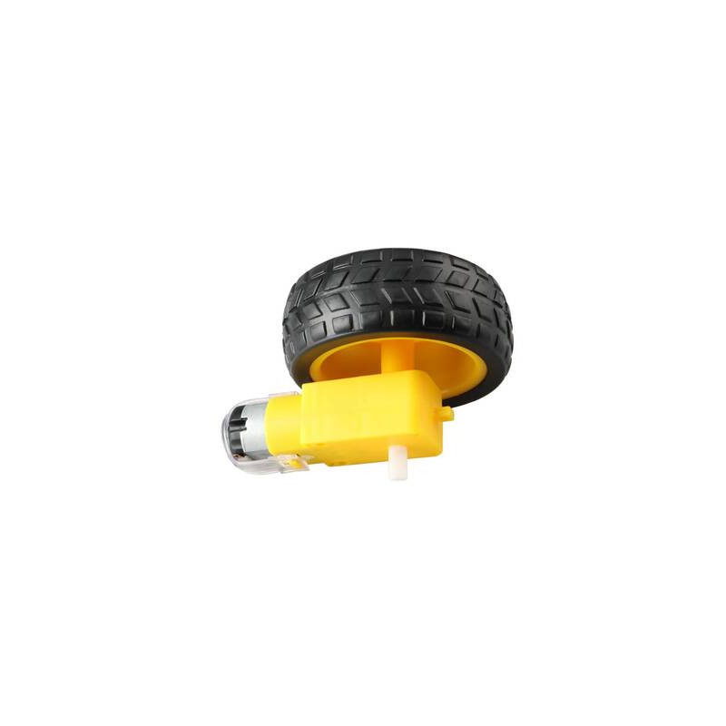 6V 250RPM SARI MOTOR + SARI TEKERLEK