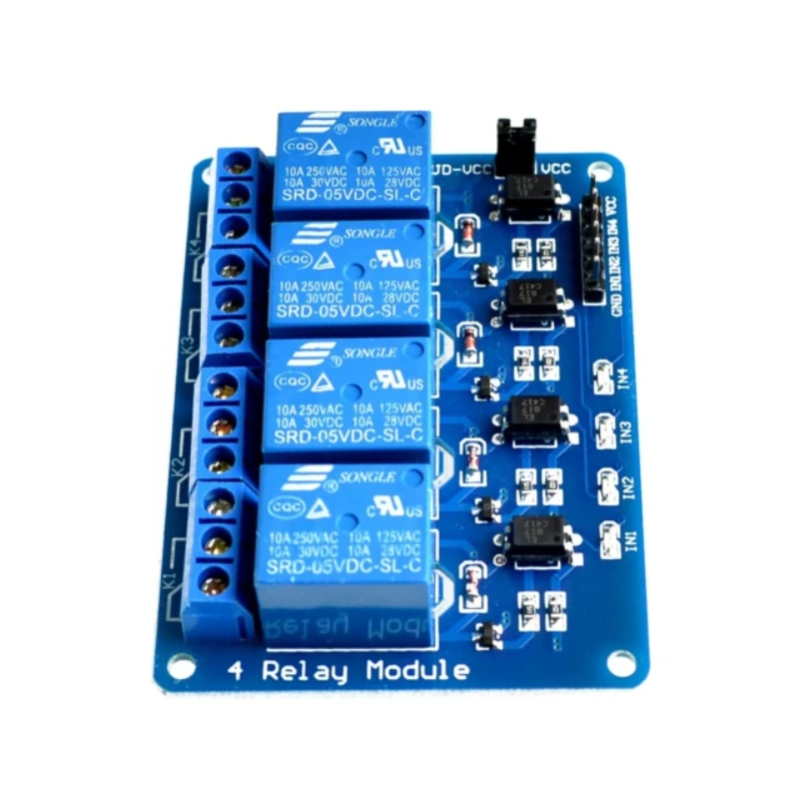 5V 4 KANAL RÖLE KARTI